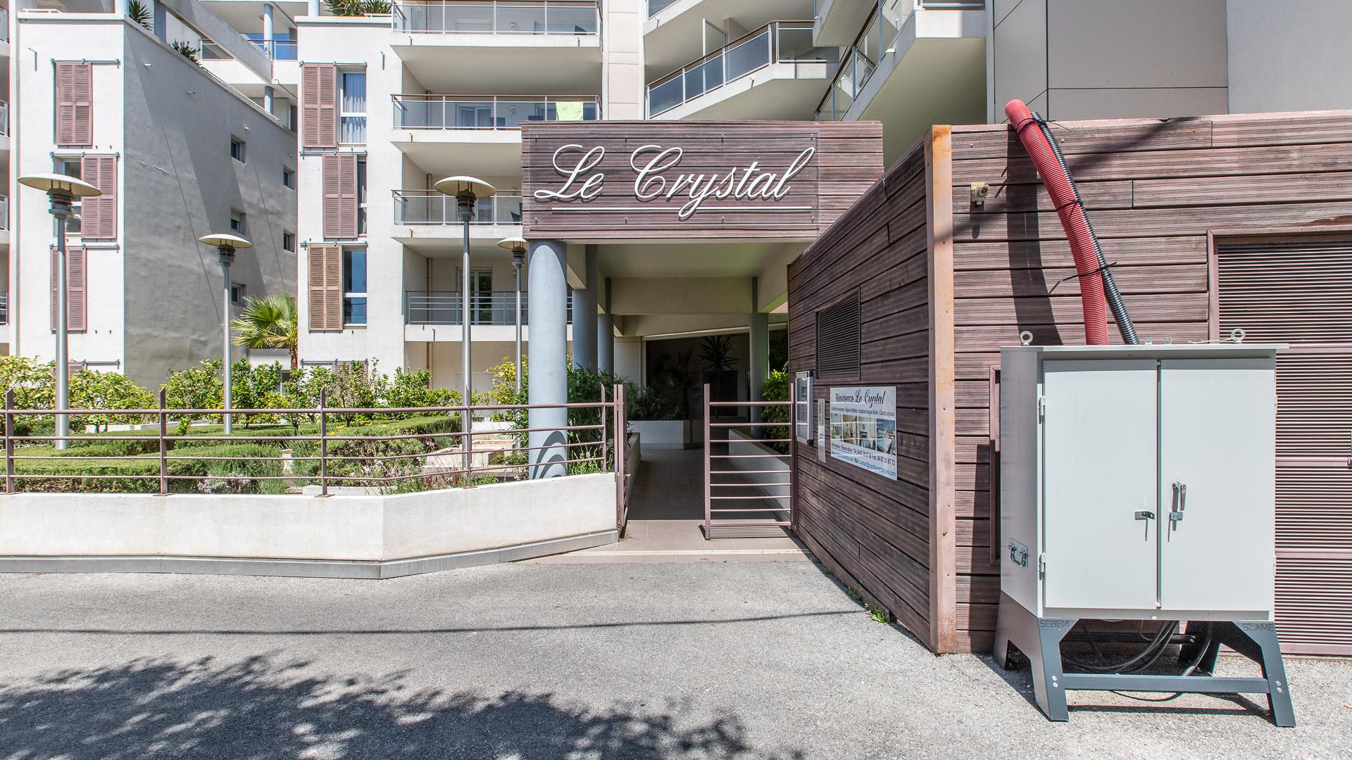 Vacanceole - Residence Le Crystal Cagnes-sur-Mer Dış mekan fotoğraf